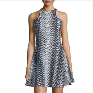 Elizabeth and James Clarissa Sleeveless Party Dress in Black/Ivory